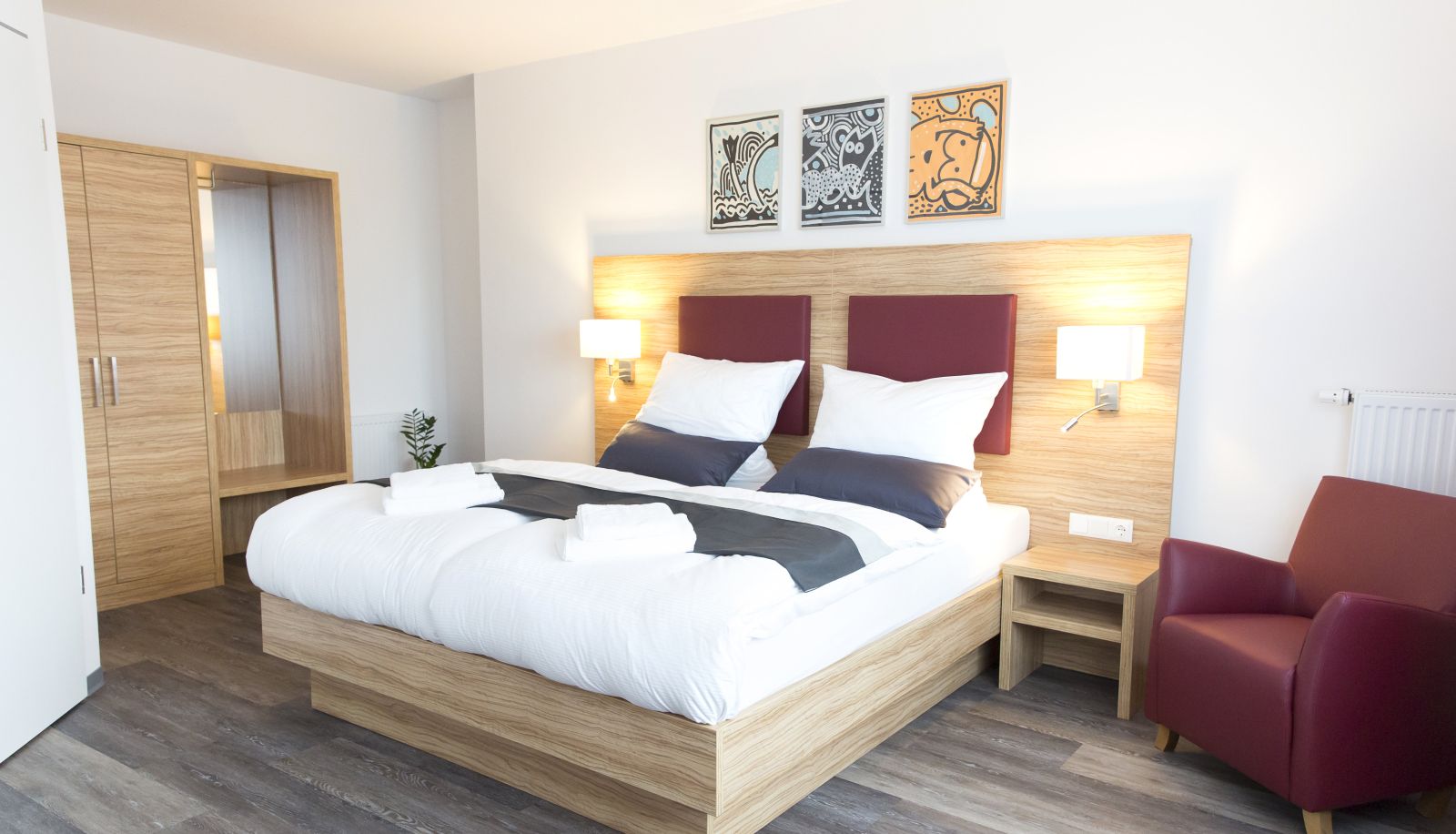 Standardzimmer (Doppel) - SmartMotel Emden by Quartier96
