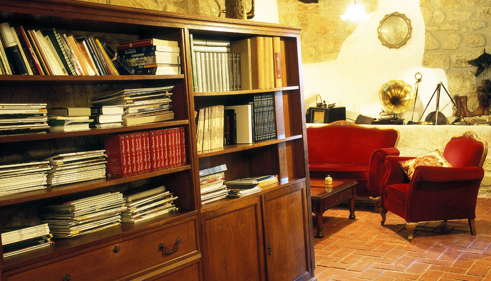 Sala de lectura - Hospederia Señorio de Briñas