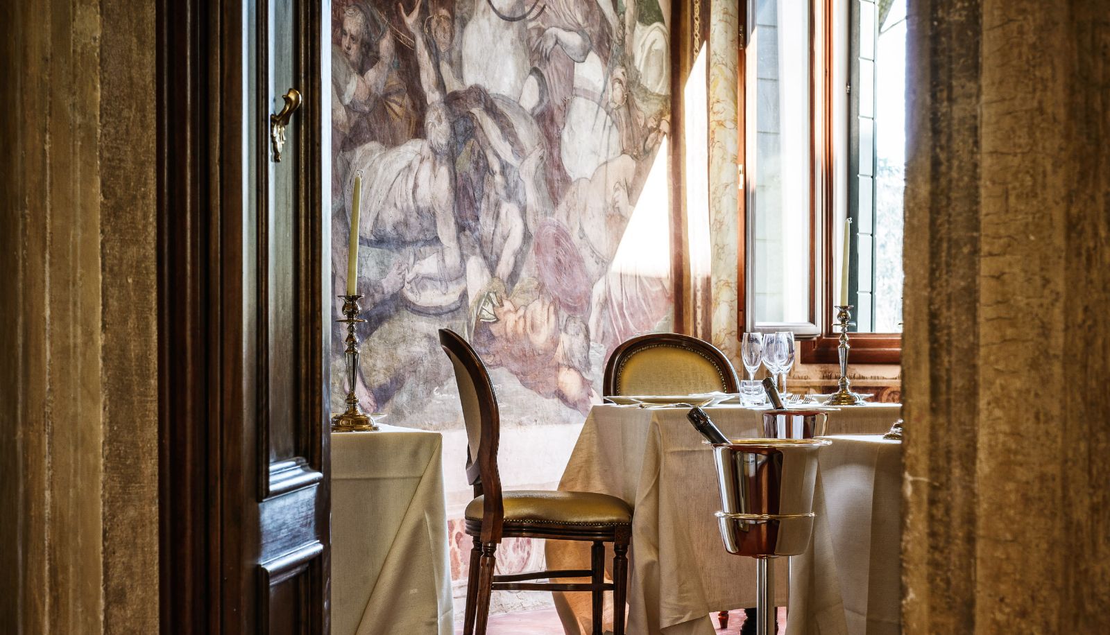 Breakfast room within the restaurant - Villa Barbarich