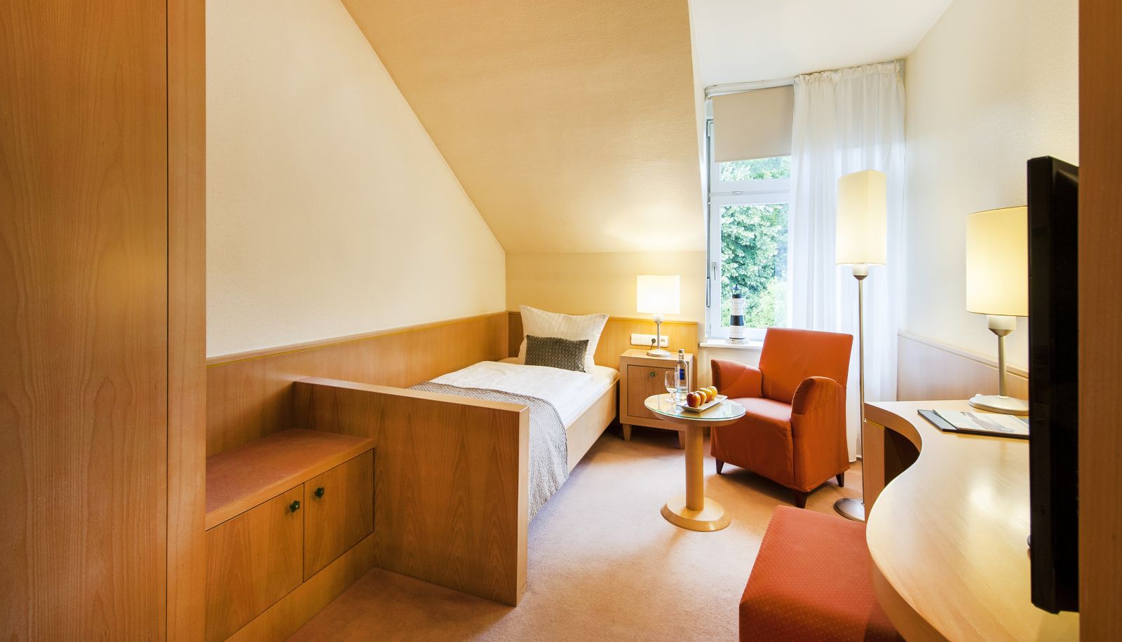 Standaardkamer (eenpersoons) - Hotel Birke Apartments Waldesruh