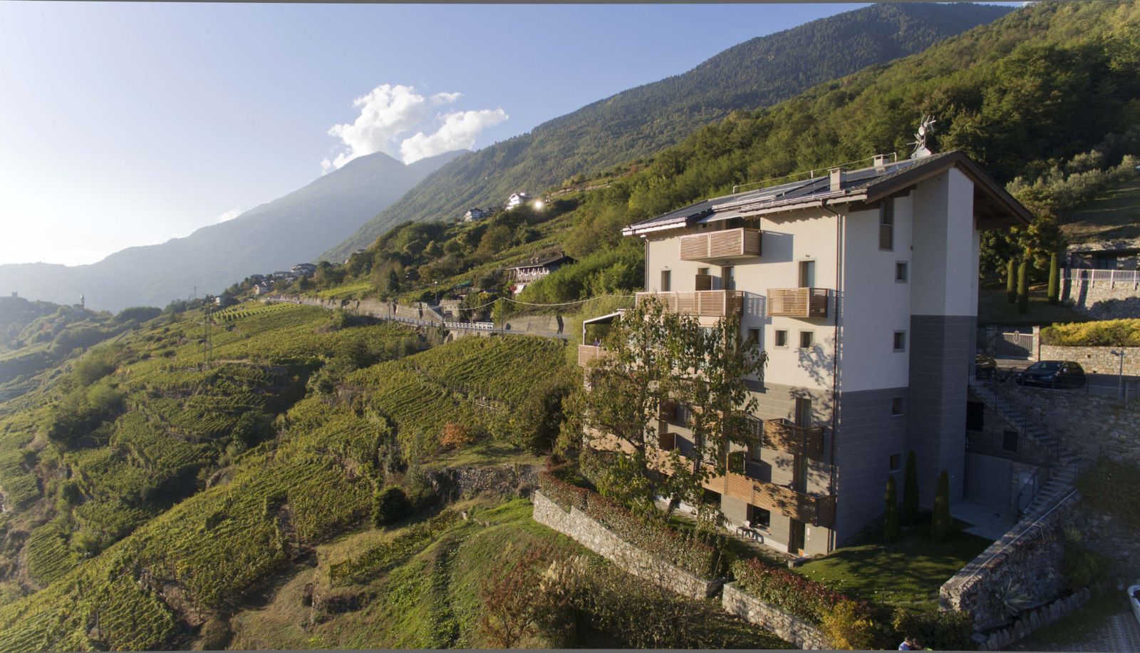 Ausblick - Wine Hotel Retici Balzi