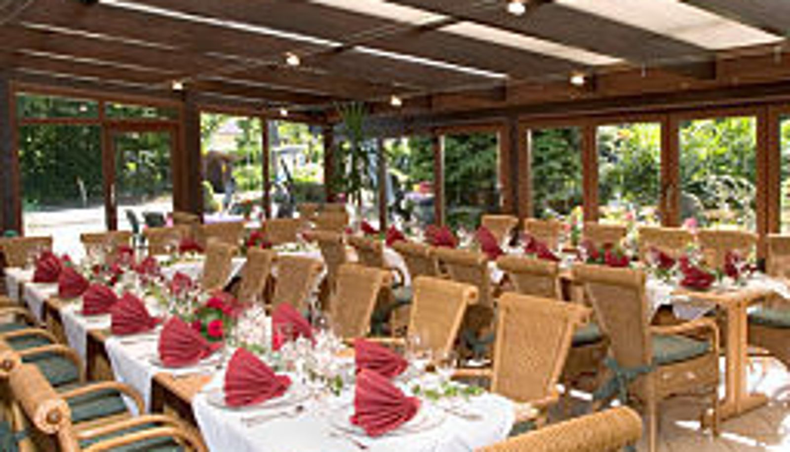 Sala prima colazione all'interno del ristorante - Ferien auf der Heid