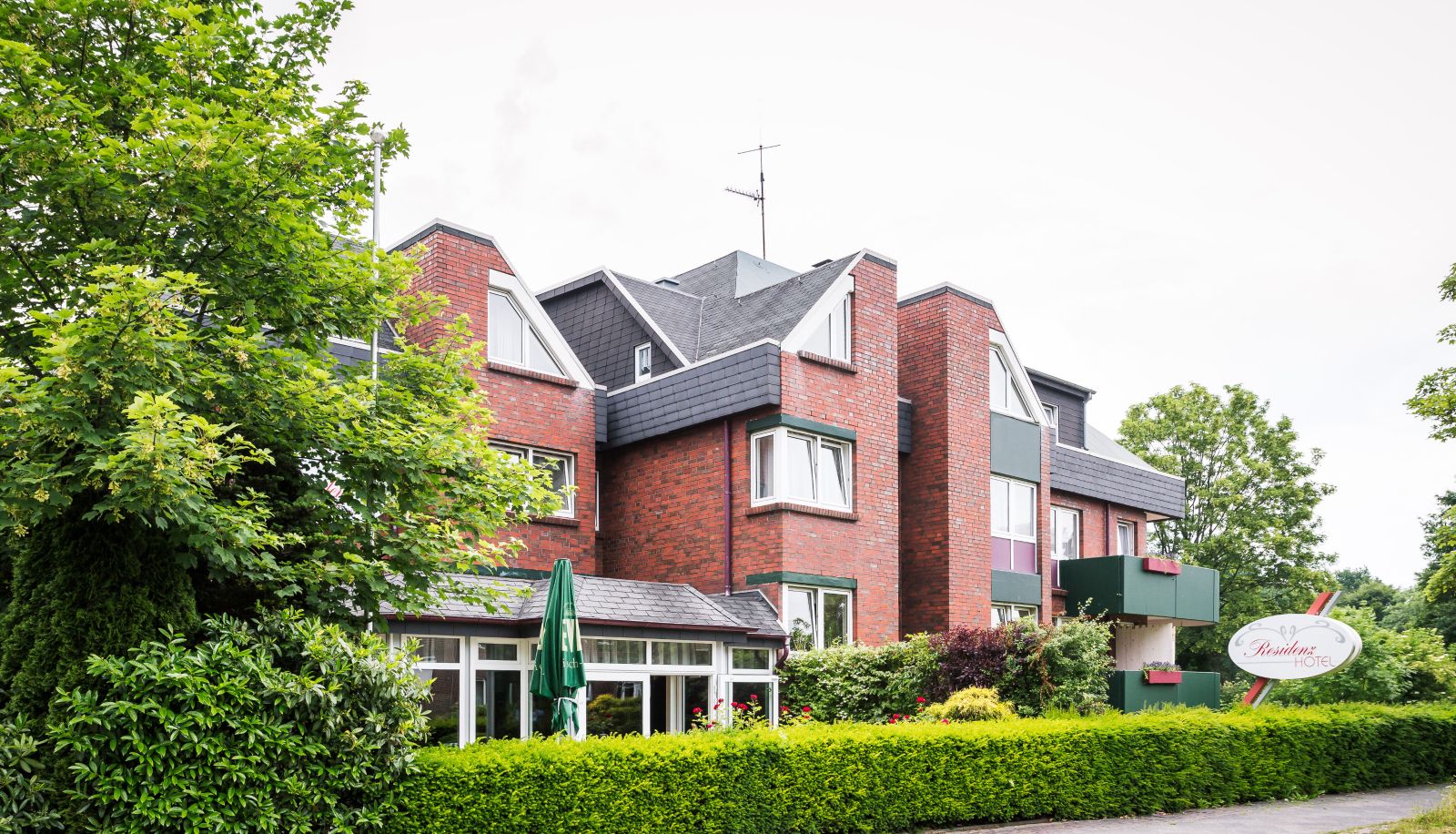 Buitenruimte van het hotel - Ankerplatz Hotel