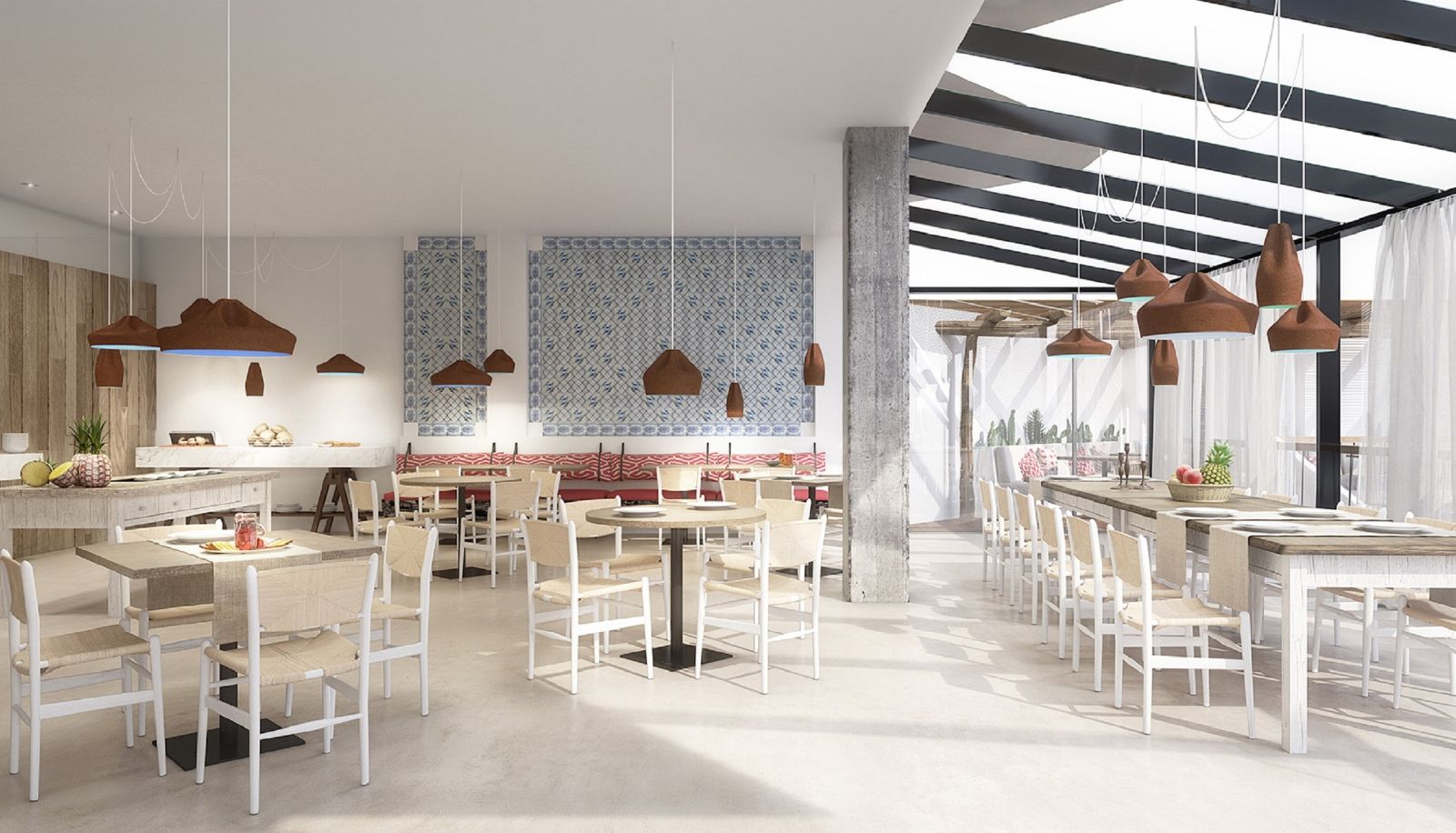 Frühstücksraum innerhalb des Restaurants - Apartamentos Castaví