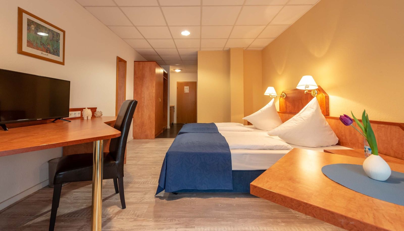 Standardzimmer (Doppel) - Boardinghouse Aparthotel Burgpark