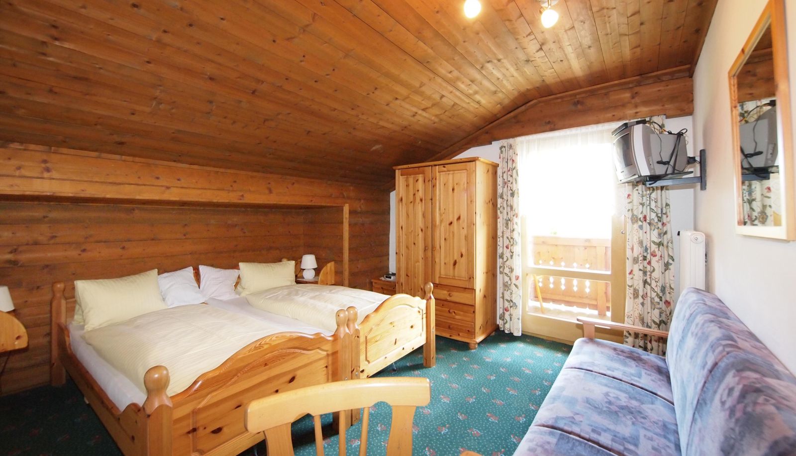 Habitación con balcón - Gasthof Pesbichl Urlaub am Bauernhof