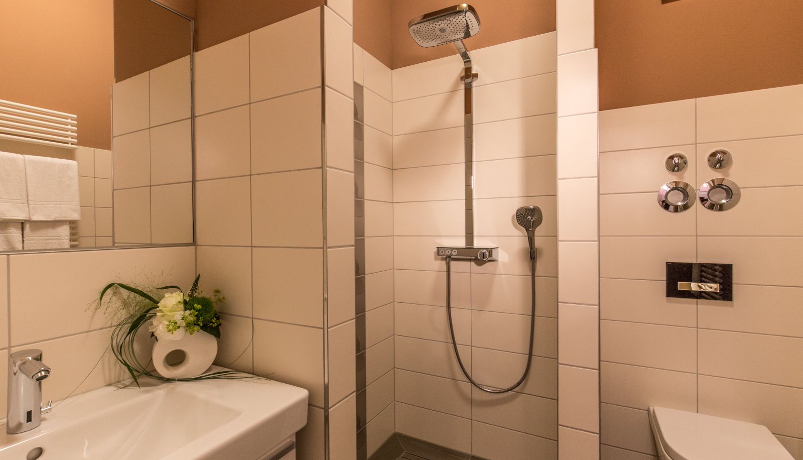 Badezimmer - Grande Albergo Giancarlo