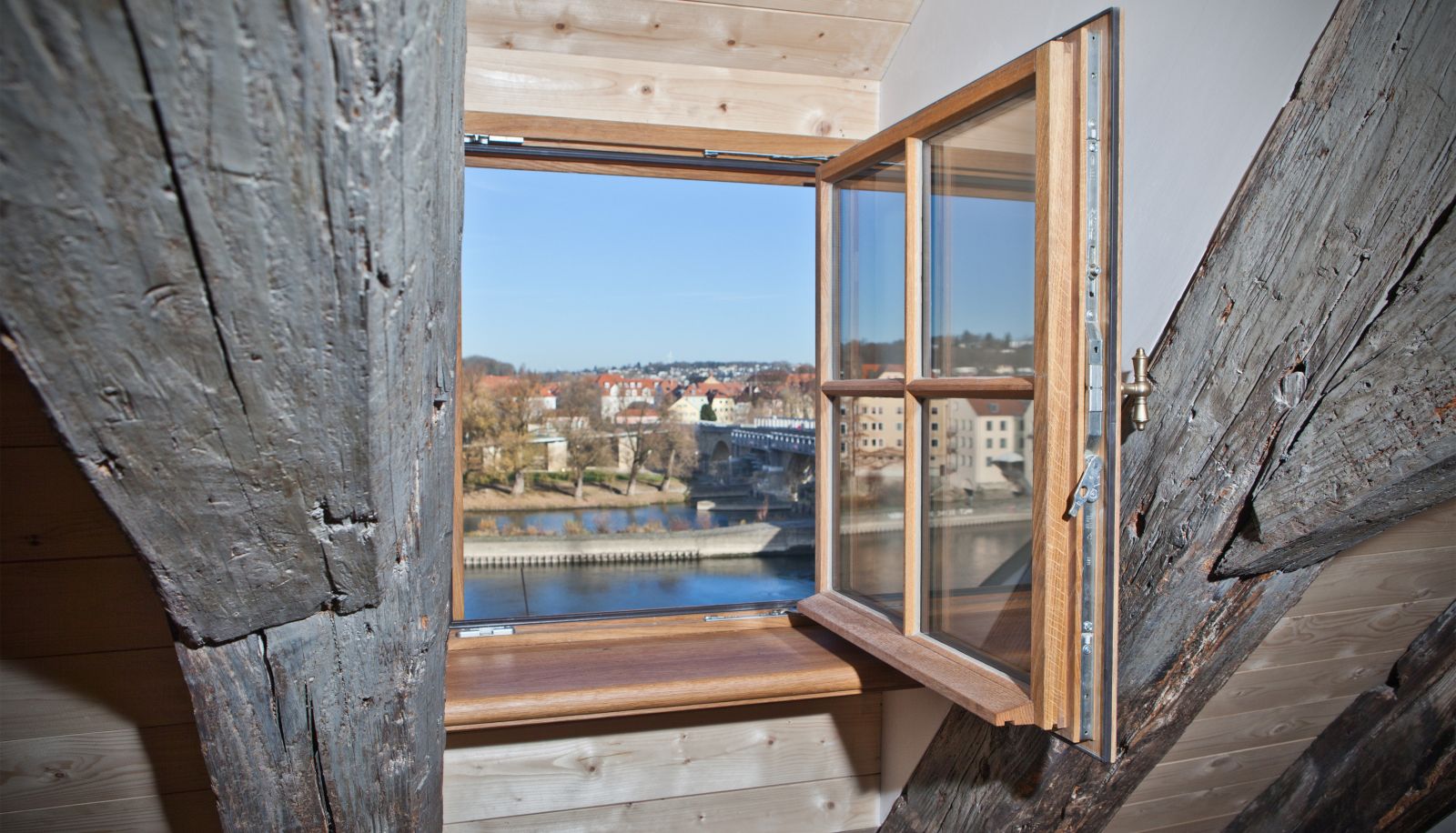 Pokój z widokiem na rzekę - Hotel David an der Donau