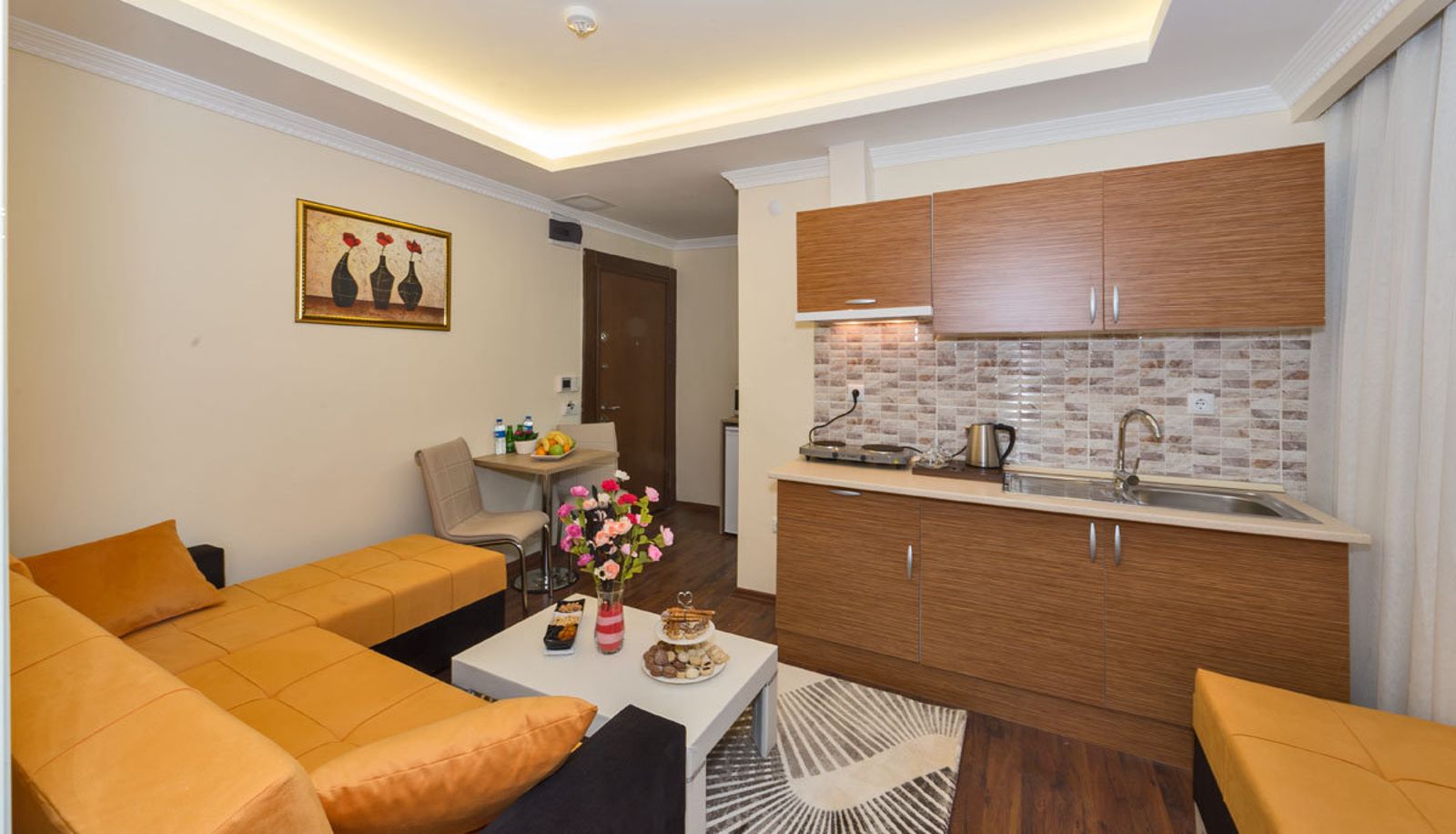Kitchen area in the room - Le Premier House