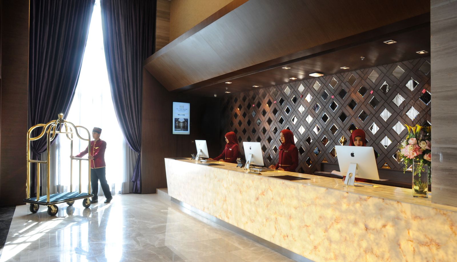 Reception - Al Meroz Hotel Bangkok