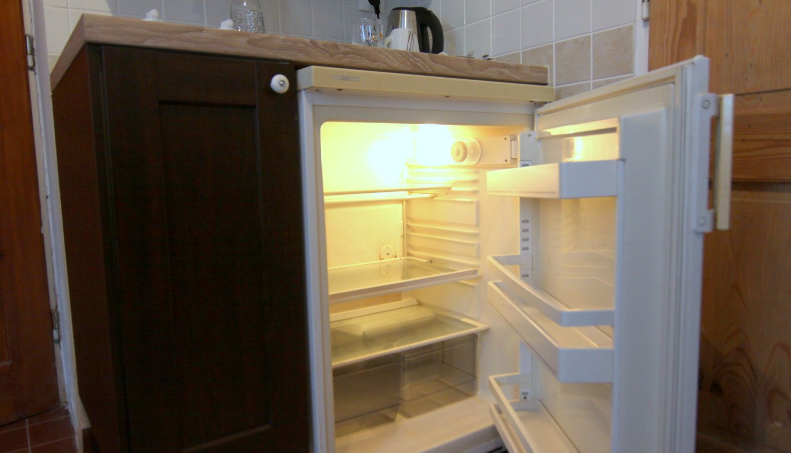 Küchenbereich im Zimmer - Apartment Stará Pekárna