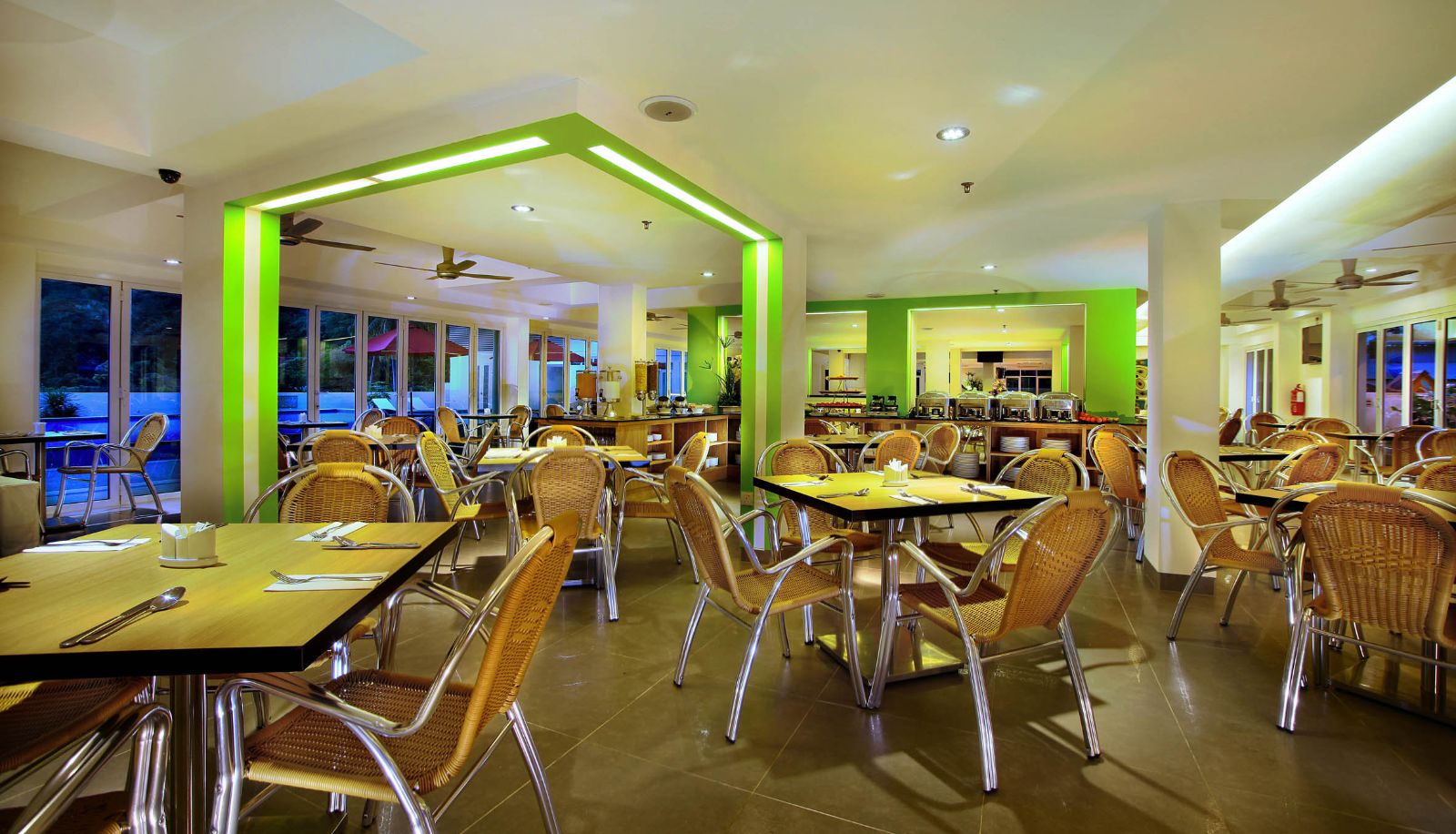 Breakfast room within the restaurant - favehotel Cenang Beach Langkawi