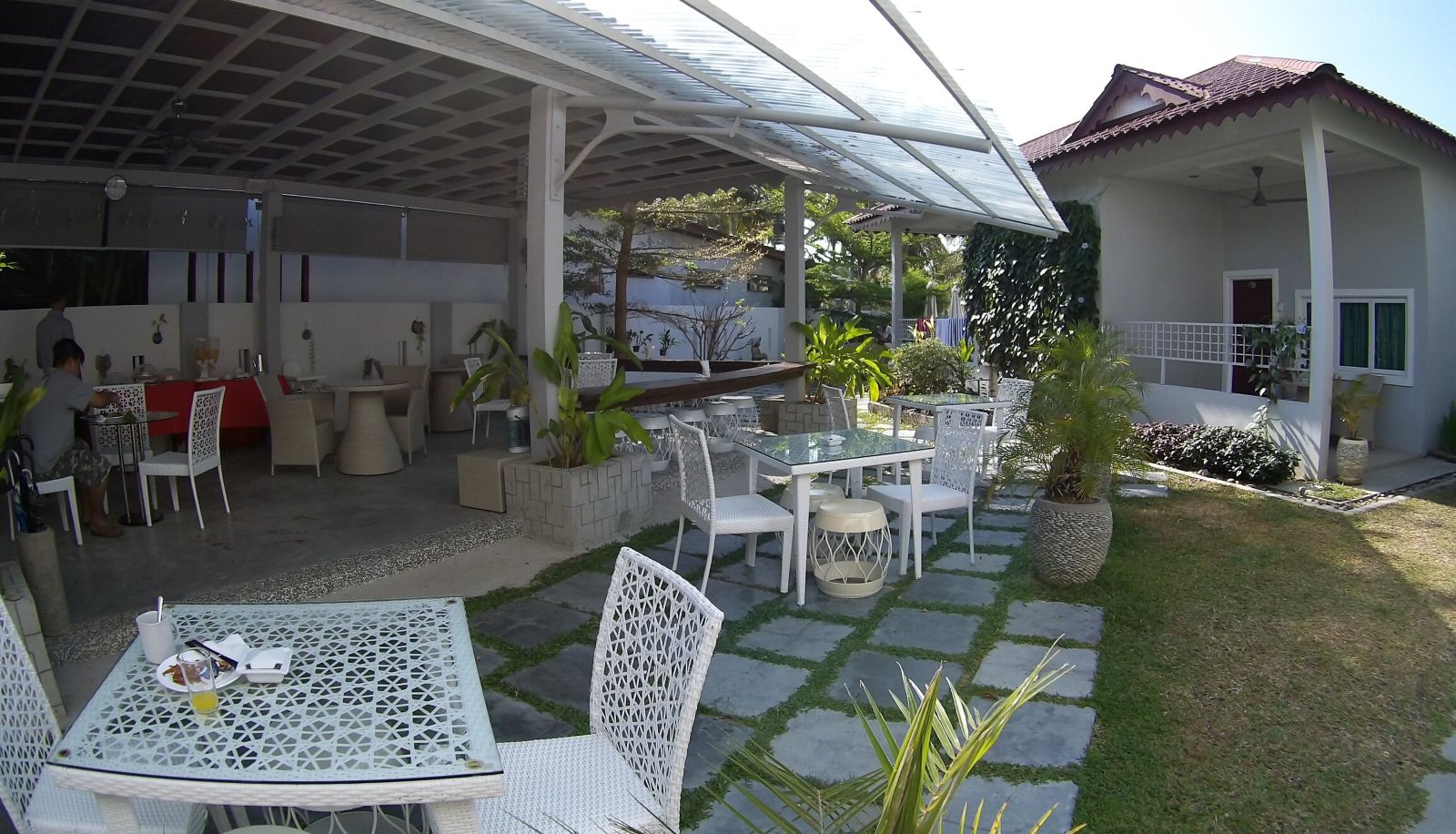 Frühstücksraum innerhalb des Restaurants - Langkawi Chantique Resort