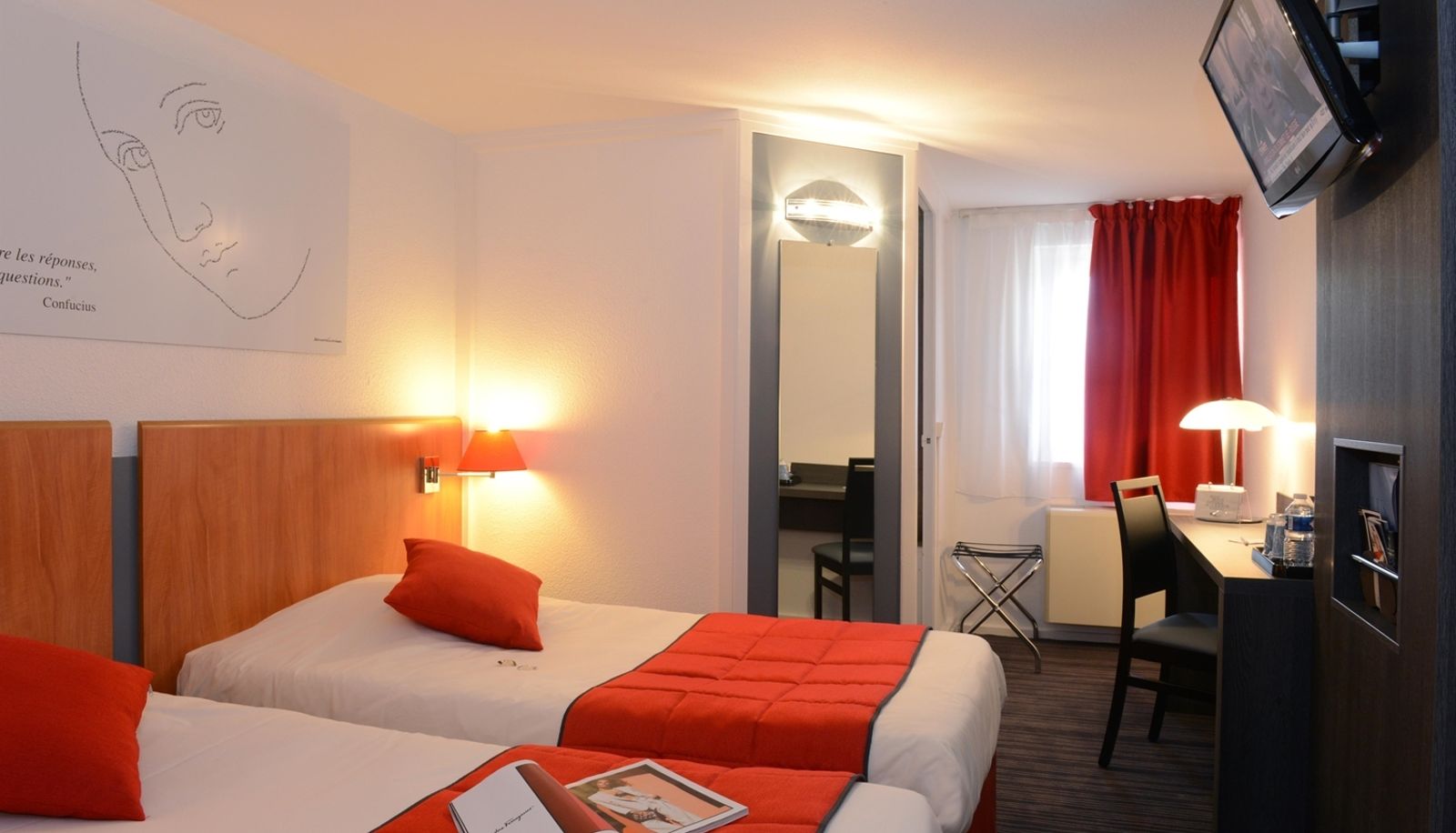Kamer - HOTEL INN DESIGN Quetigny (ex Kyriad)