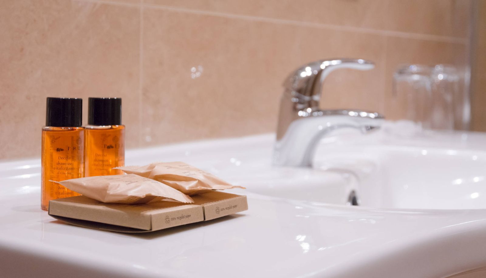 Badezimmer - Elizabeth Hotel