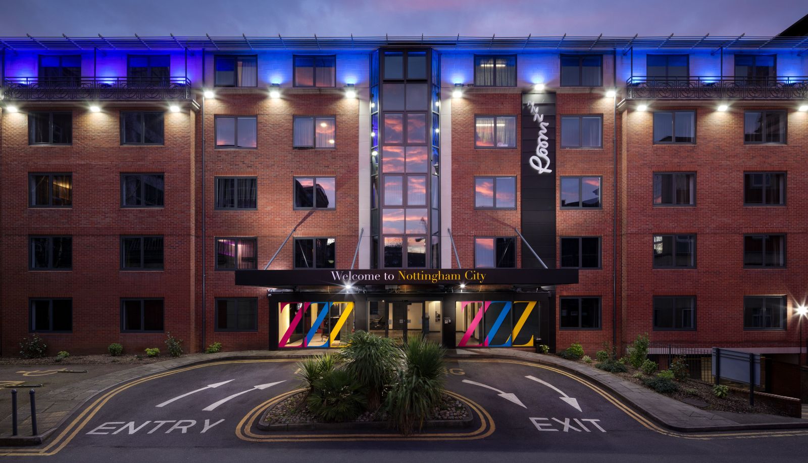 Zona exterior del hotel - Roomzzz Nottingham City