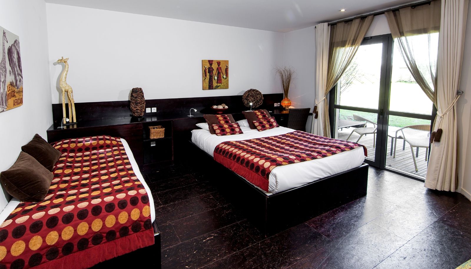Dreibettzimmer - Hotel la Croix Verte