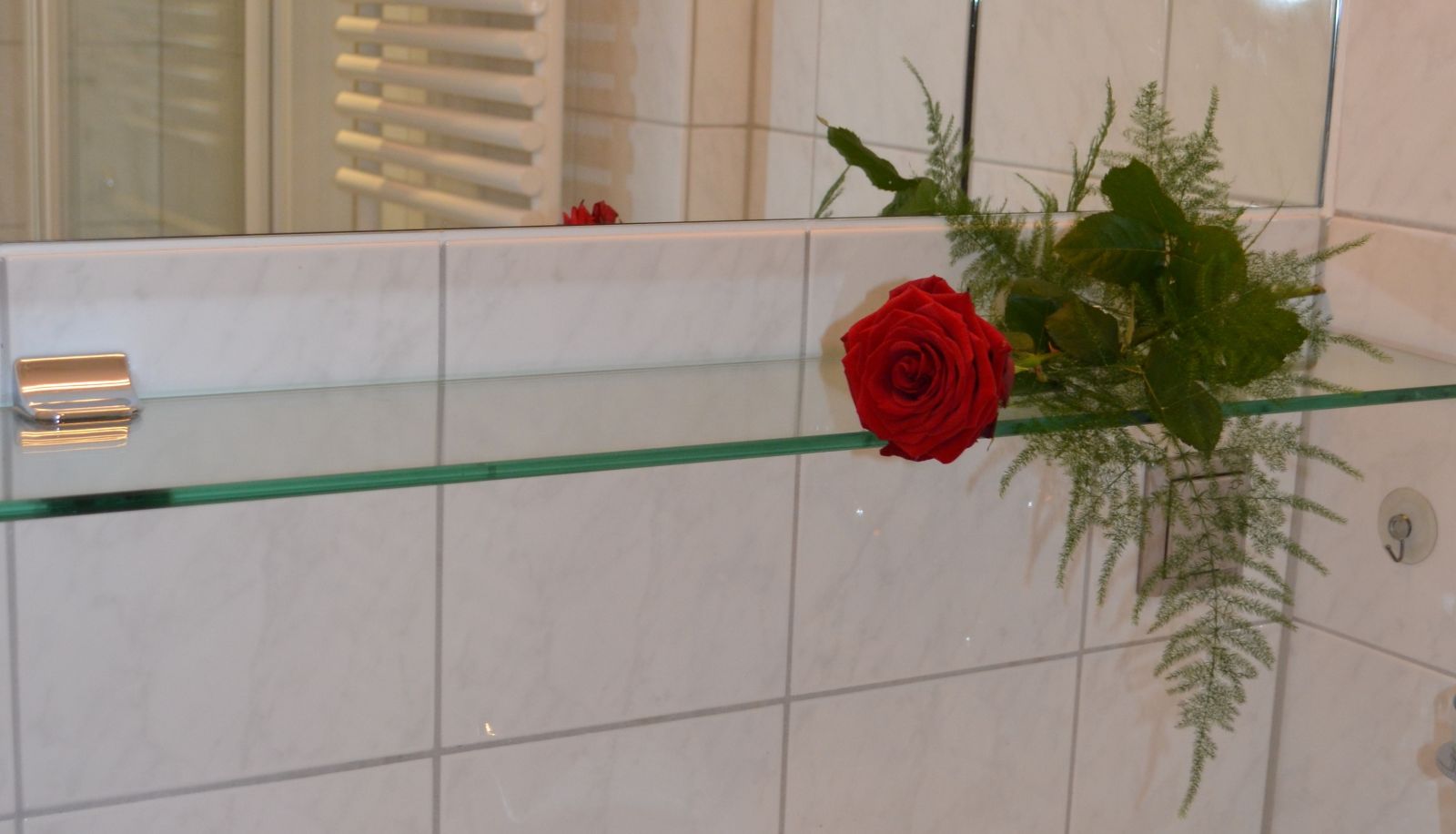 Badezimmer - Hotel Garni am Goetheplatz