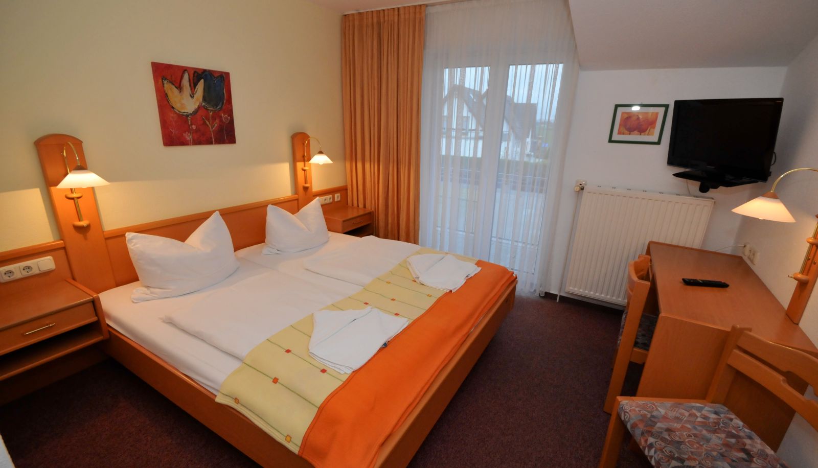 Camera con balcone - Pastow Pension