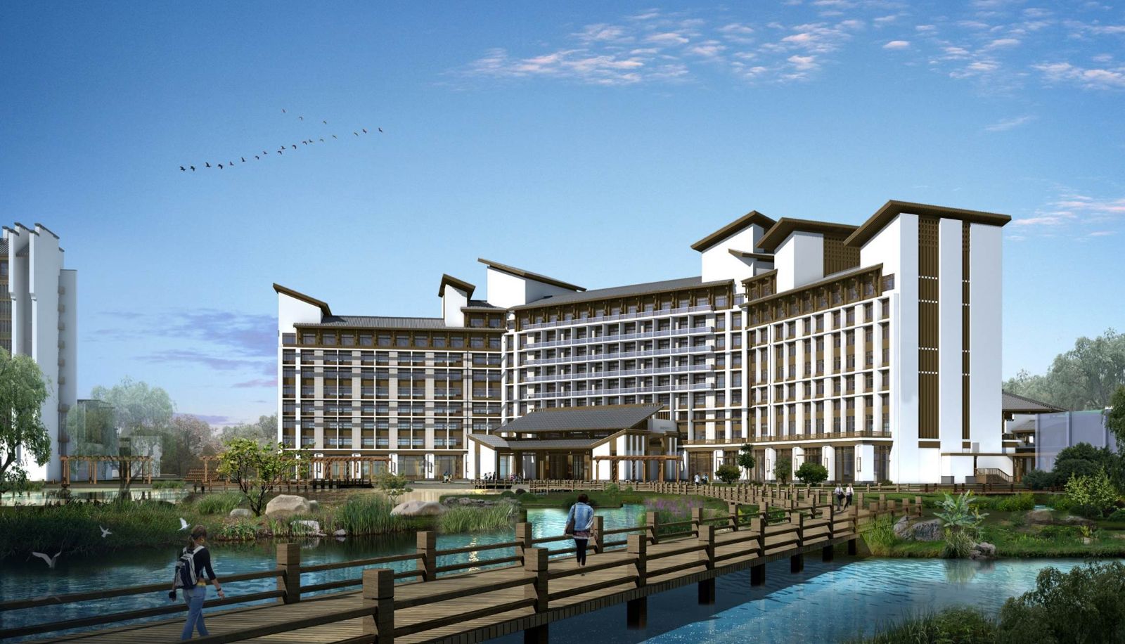 Buitenruimte van het hotel - LEBANSHAN HOTELS HEFEI