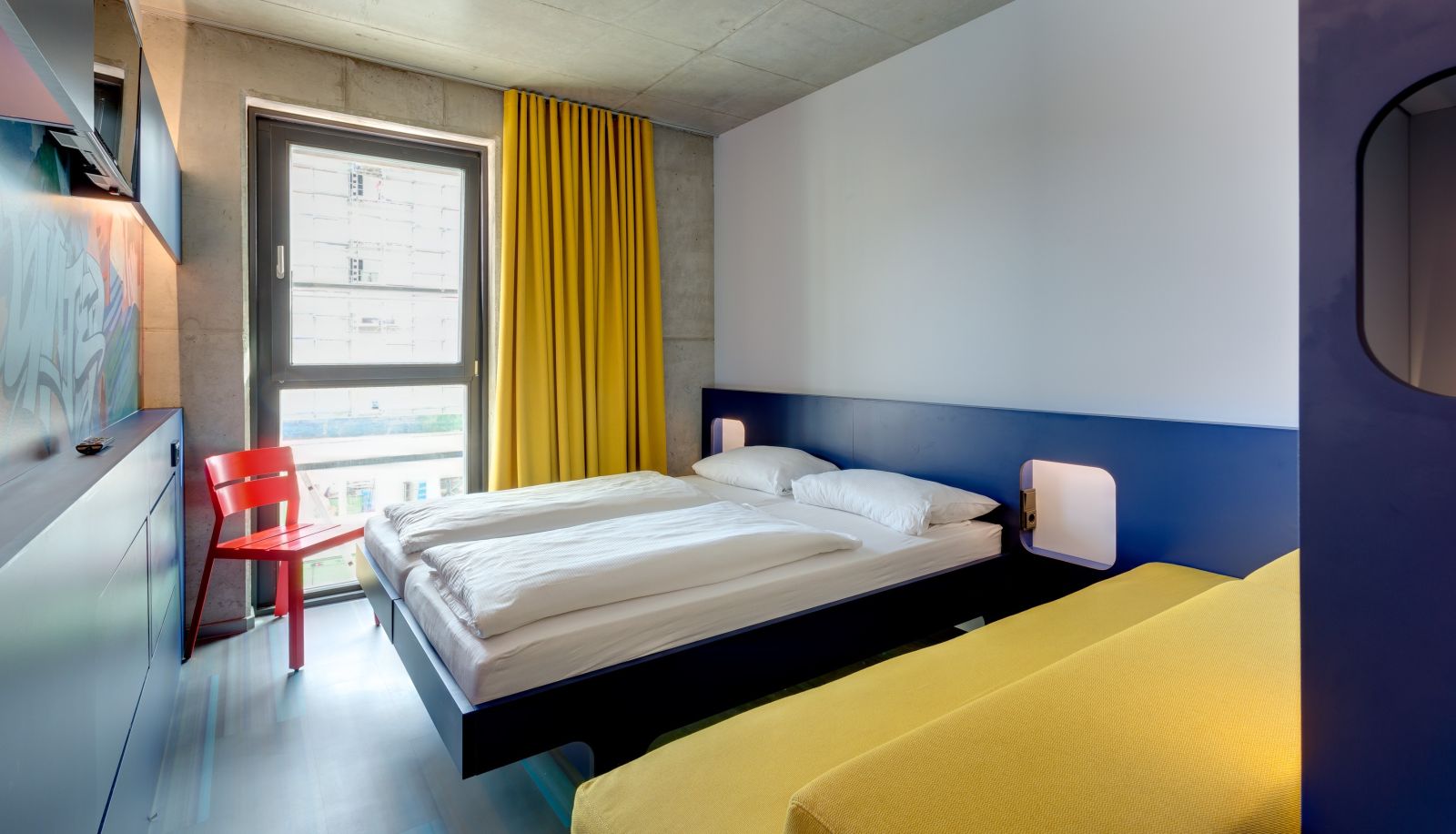 Standardzimmer (Doppel) - MEININGER Hotel Berlin East Side Gallery