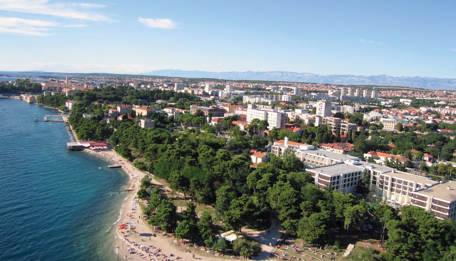 Buitenruimte van het hotel - Hotel Kolovare Zadar