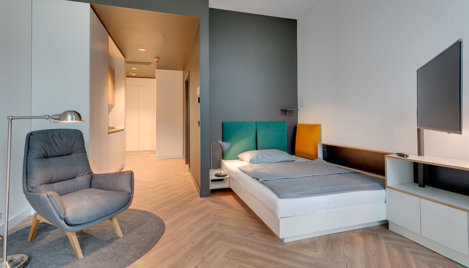 Standardzimmer (Einzel) - smartments Berlin City West