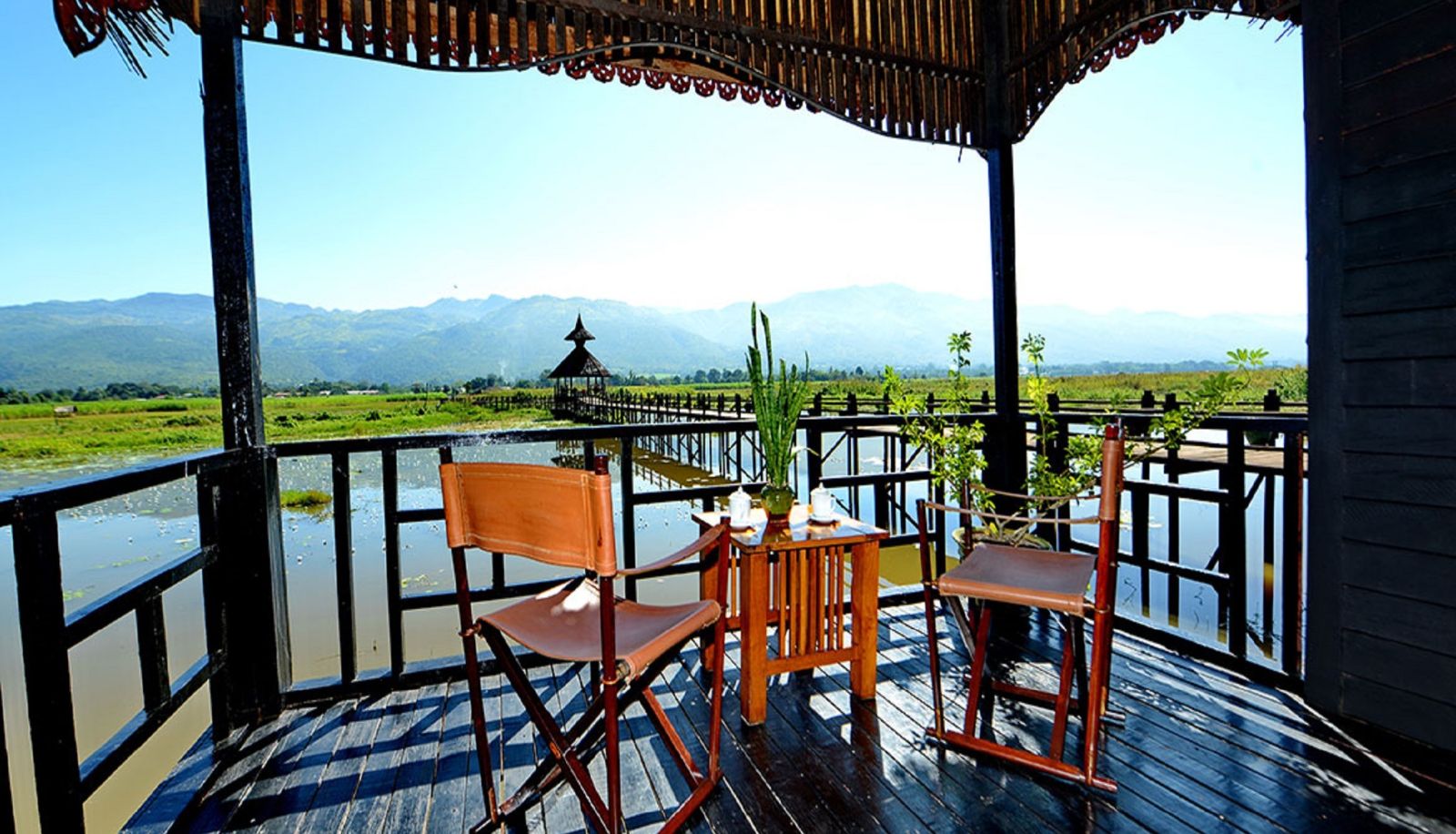 Hotel Außenbreich - Myanmar Treasure Resort Inle