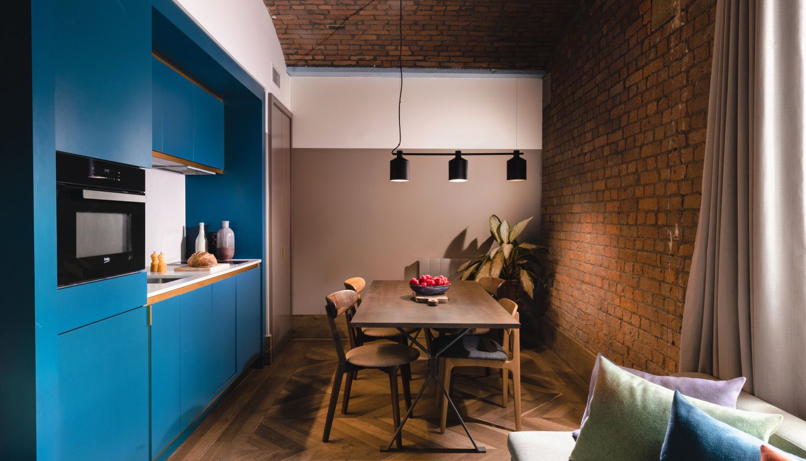 Kitchen area in the room - Native by Numa Manchester