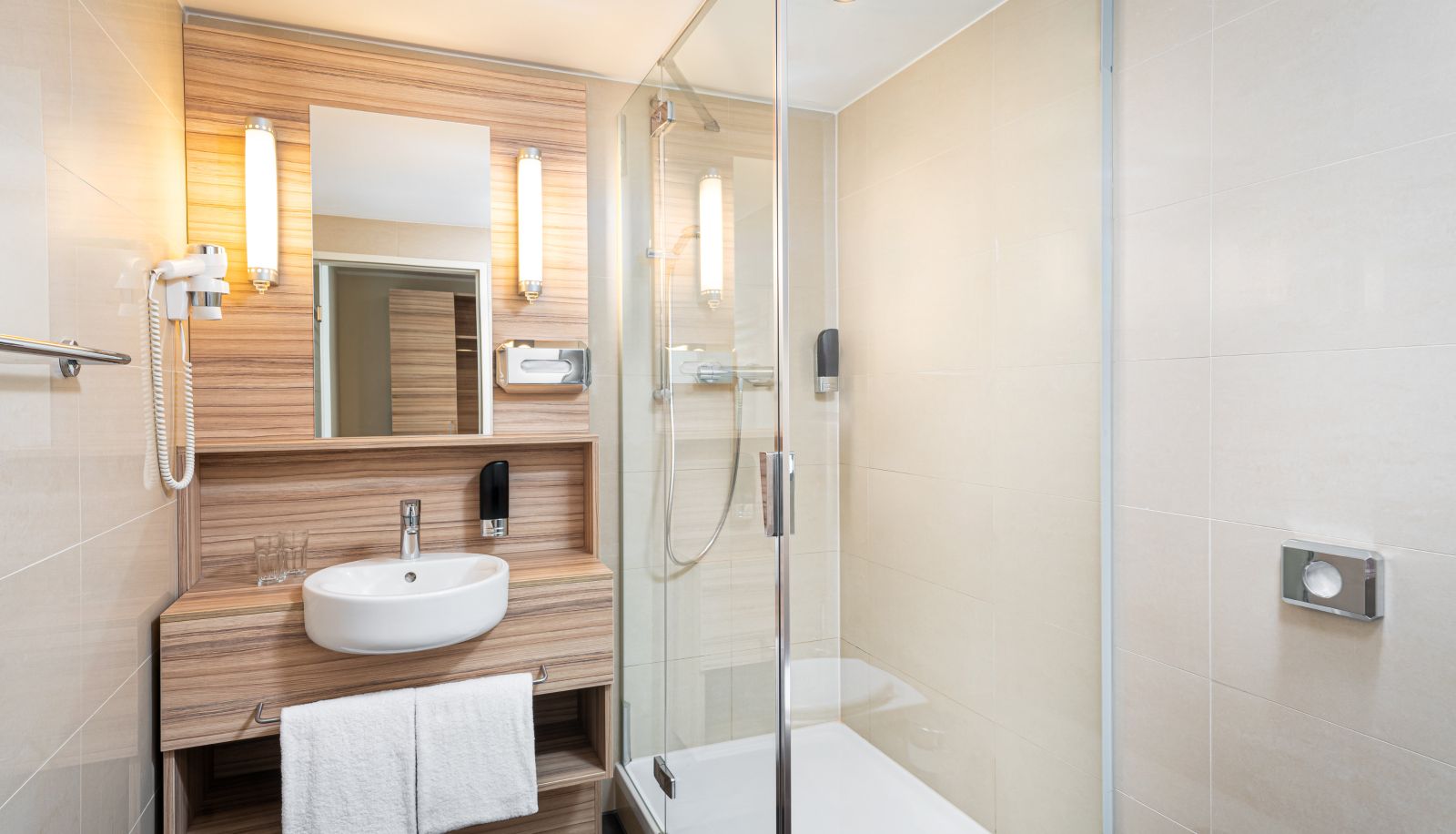Badkamer - Leonardo Boutique Hotel Linz City Center