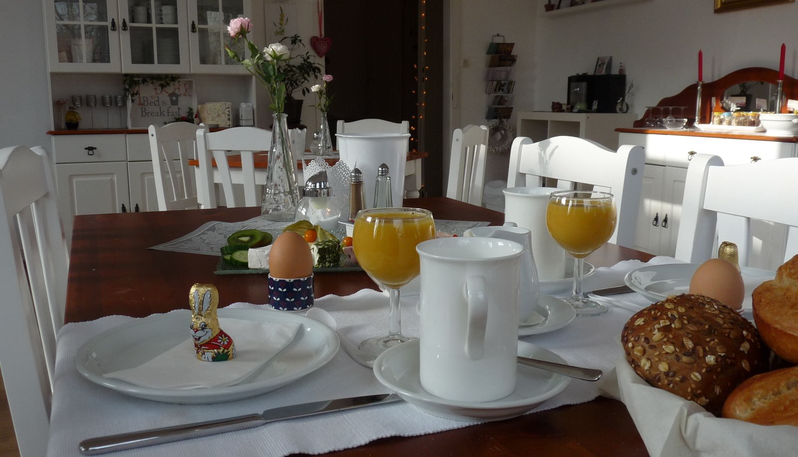 Frühstücksraum - Markt Eins Gästezimmer