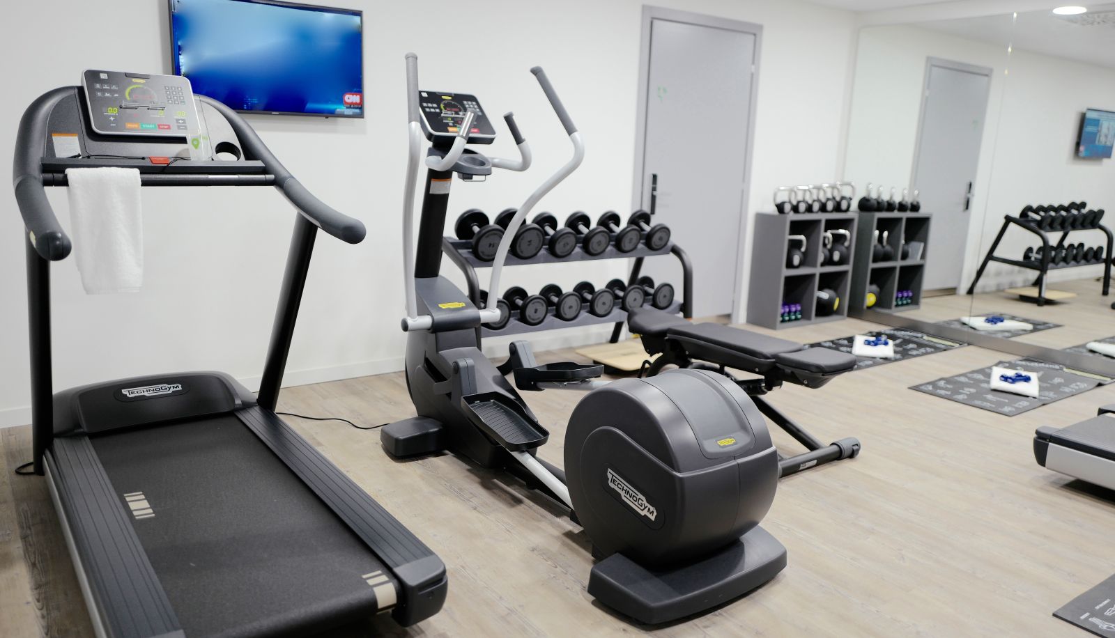 Fitnessraum - Nonanteneuf appart hōtel Vevey - contactless check-in