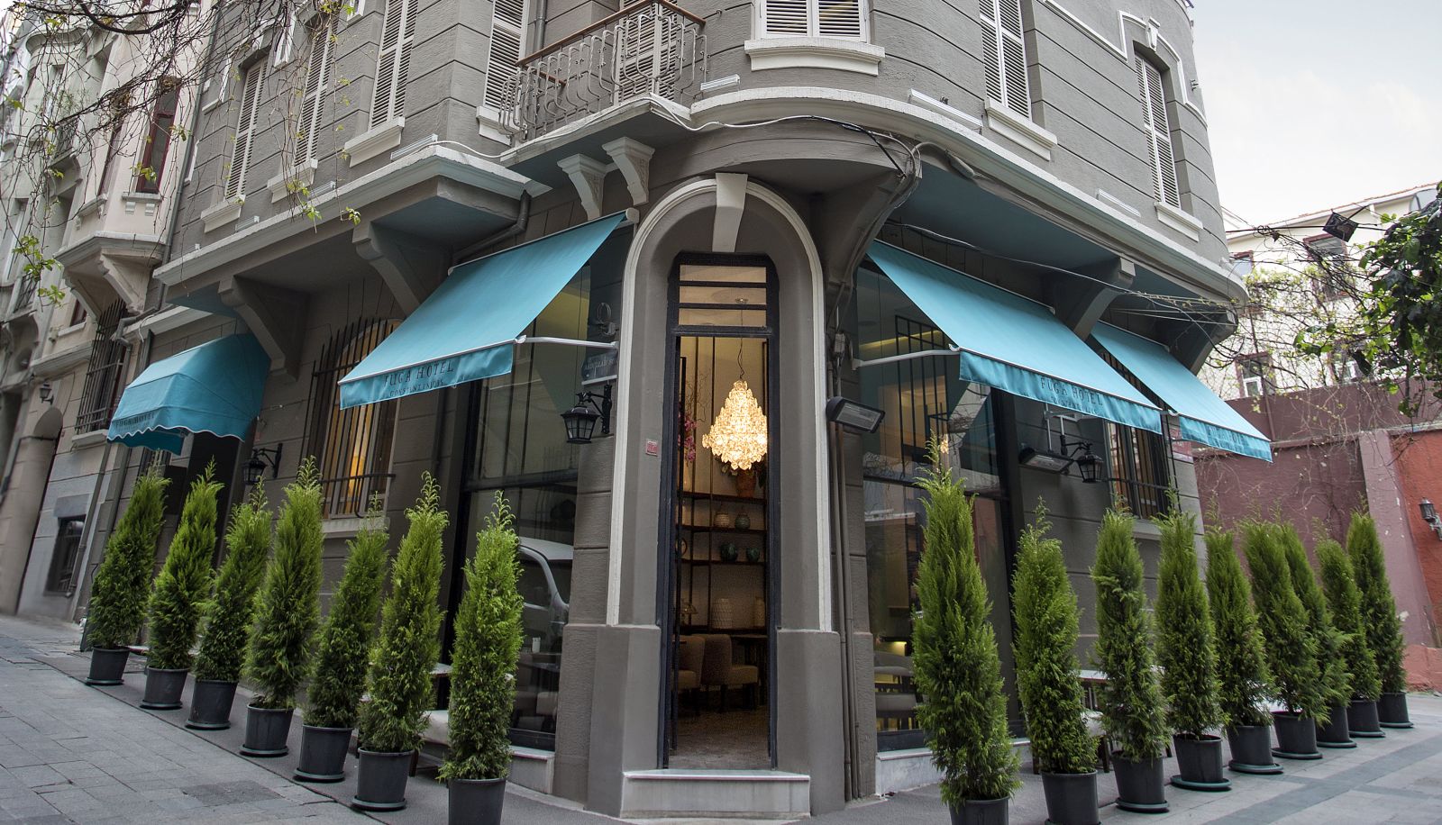 Buitenruimte van het hotel - Fuga  Hotel  Constantinidis
