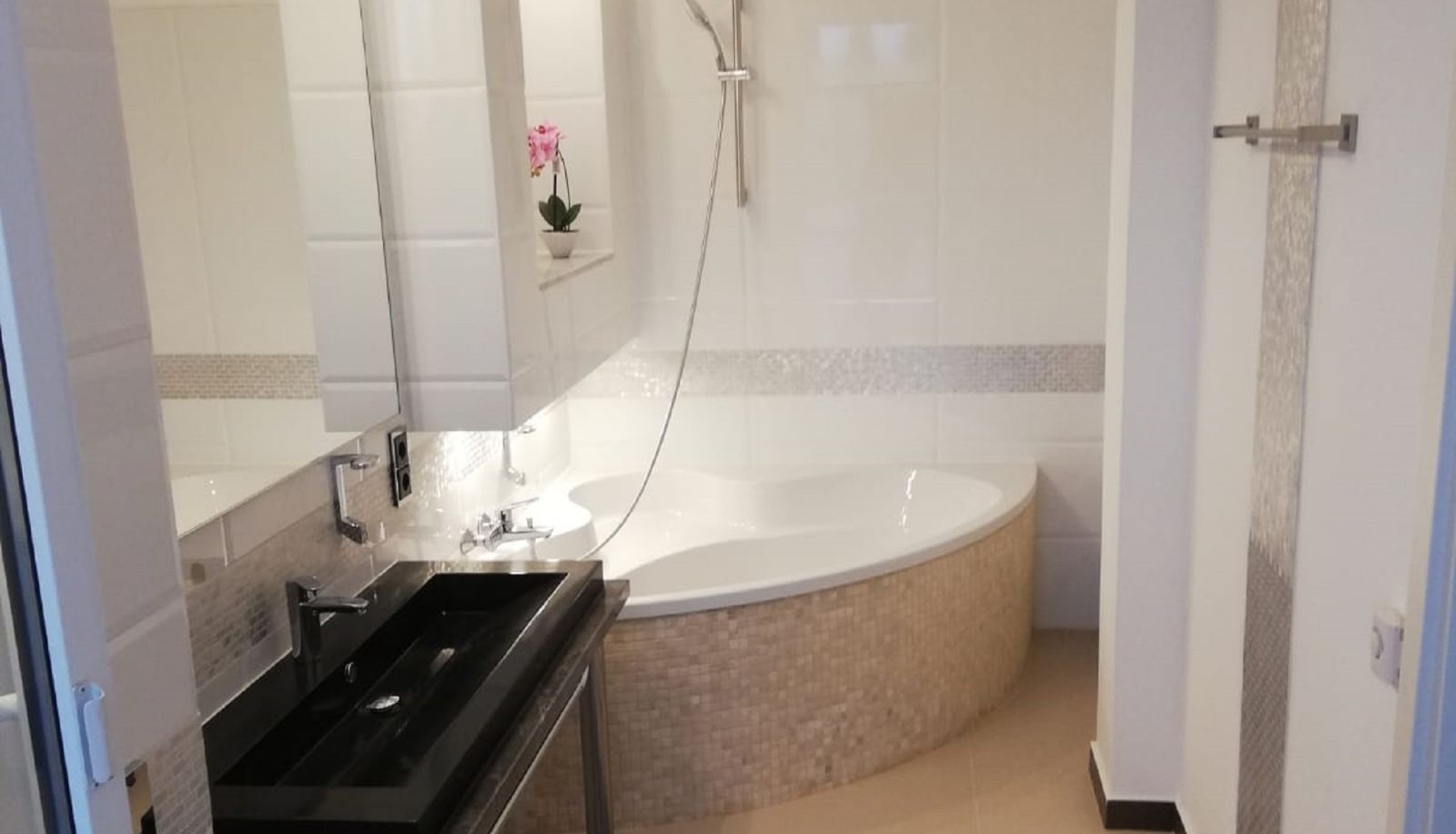 Badezimmer - Park Apart Hotel 183