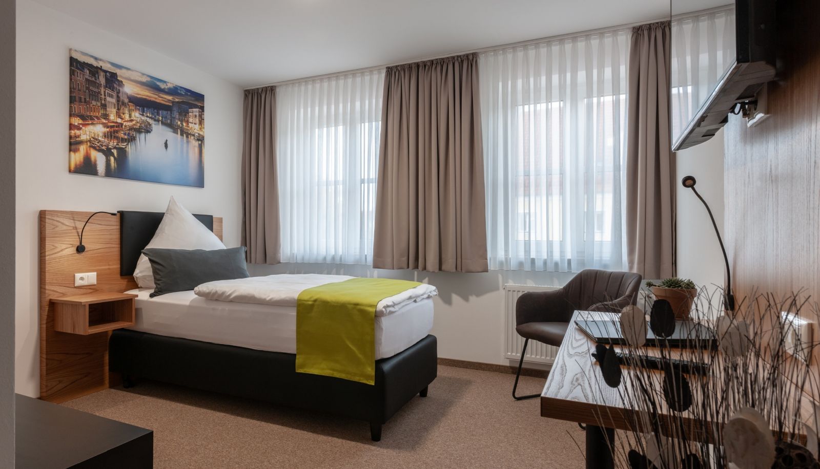 Standaardkamer (eenpersoons) - Hotel Drei Tannen
