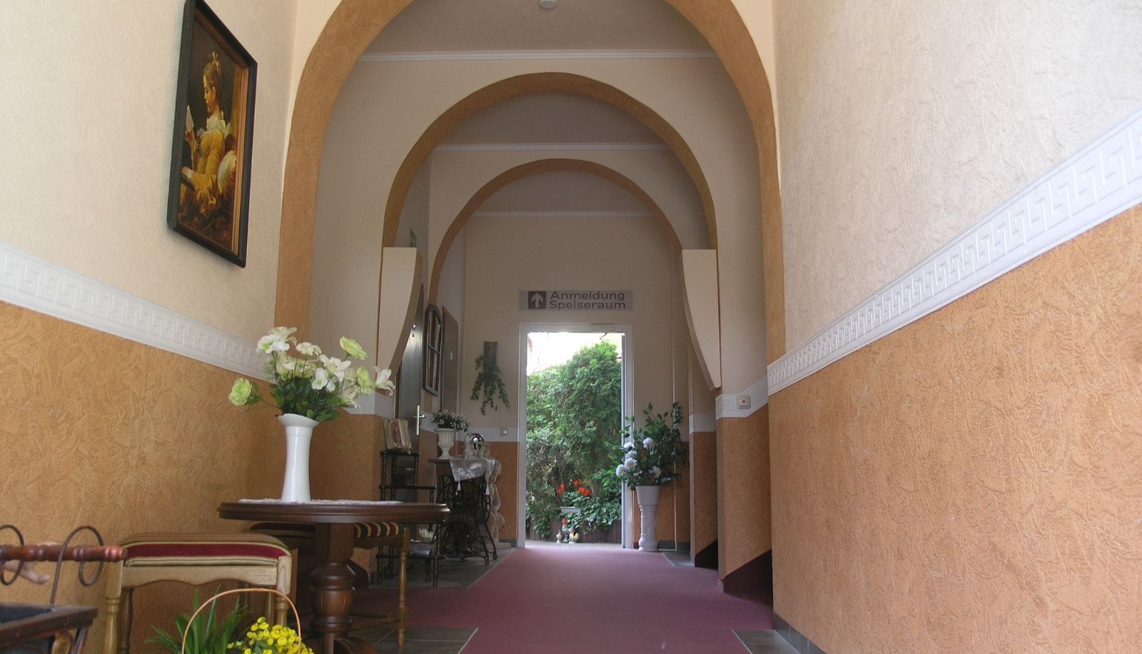 Lobby - Pension Triebischtal