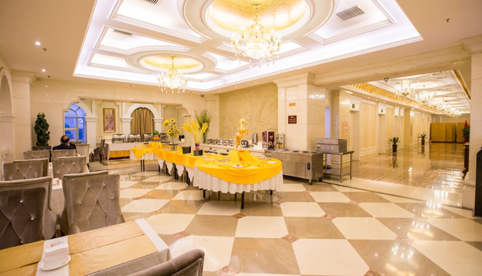 Restaurante - Vienna International Hotel Shanxi Yuncheng Salt Lake Yuncheng Yanhu