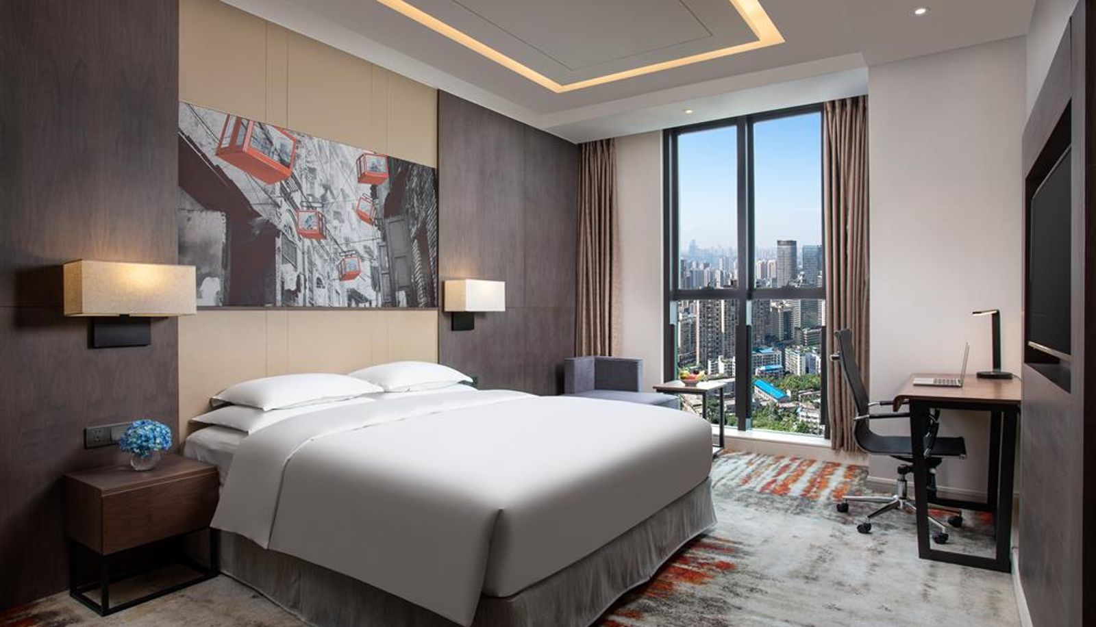 Zimmer - Ramada Encore by Wyndham Chongqing Yubei