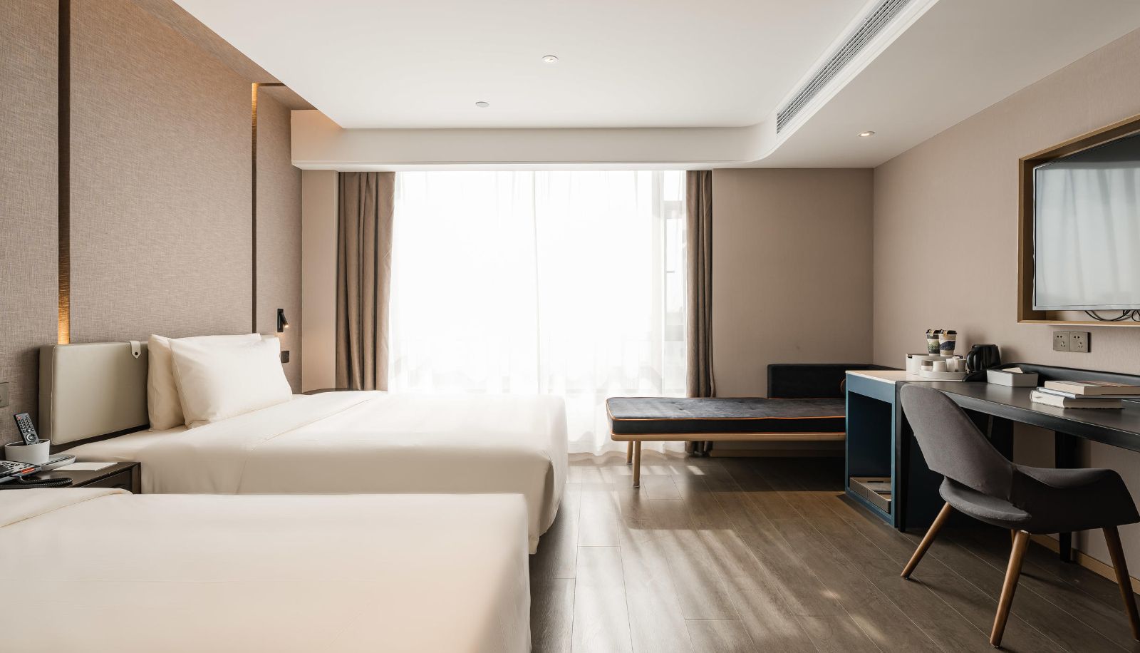 Chambre - Hangzhou Xiaoshan Airport Atour Hotel Xiaoshan International Airport Hangzhou