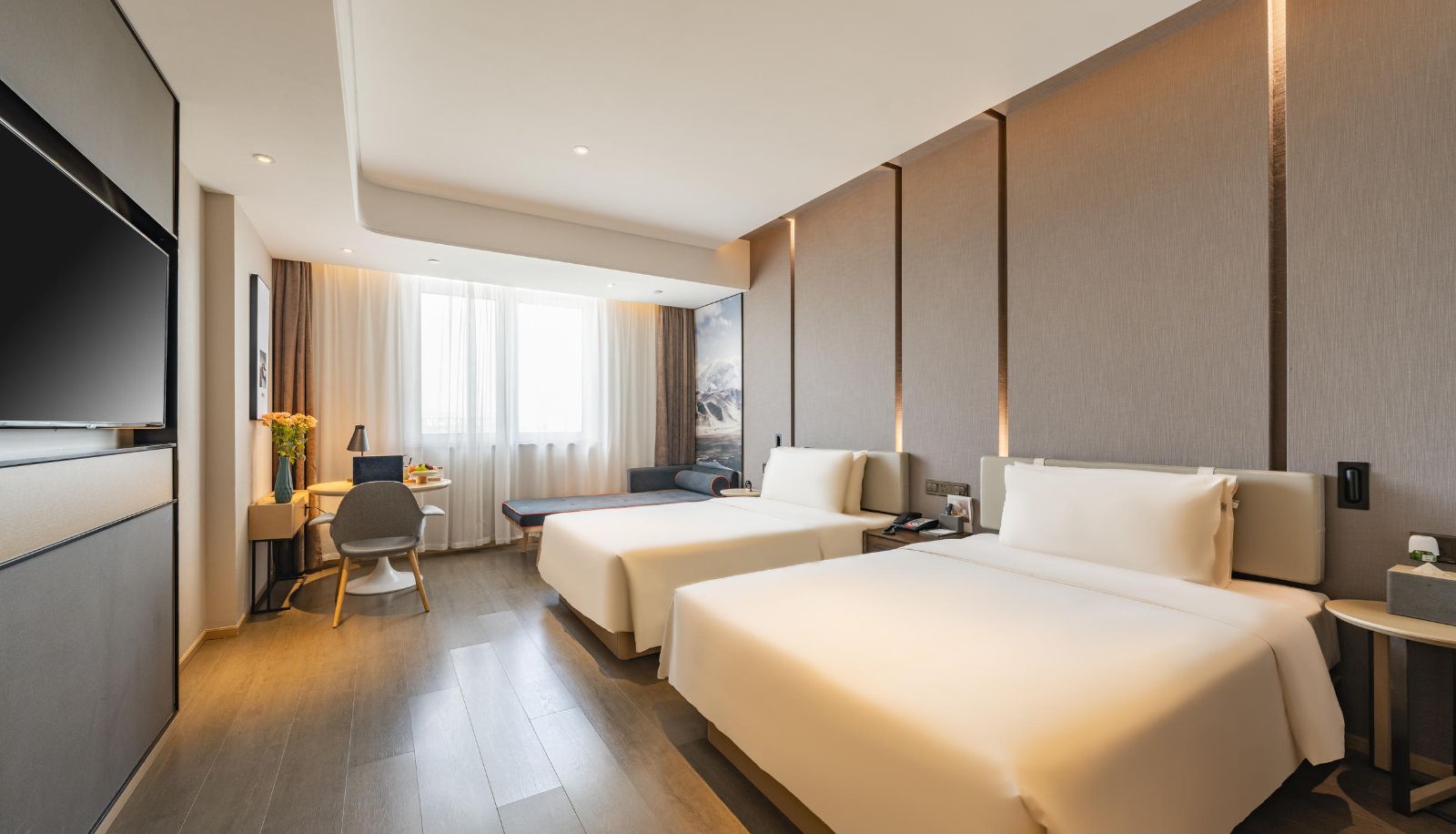 Business-kamer - Beijing Lingkong New Guozhan Atour Hotel Beijing Linkong New National Exhibition Center