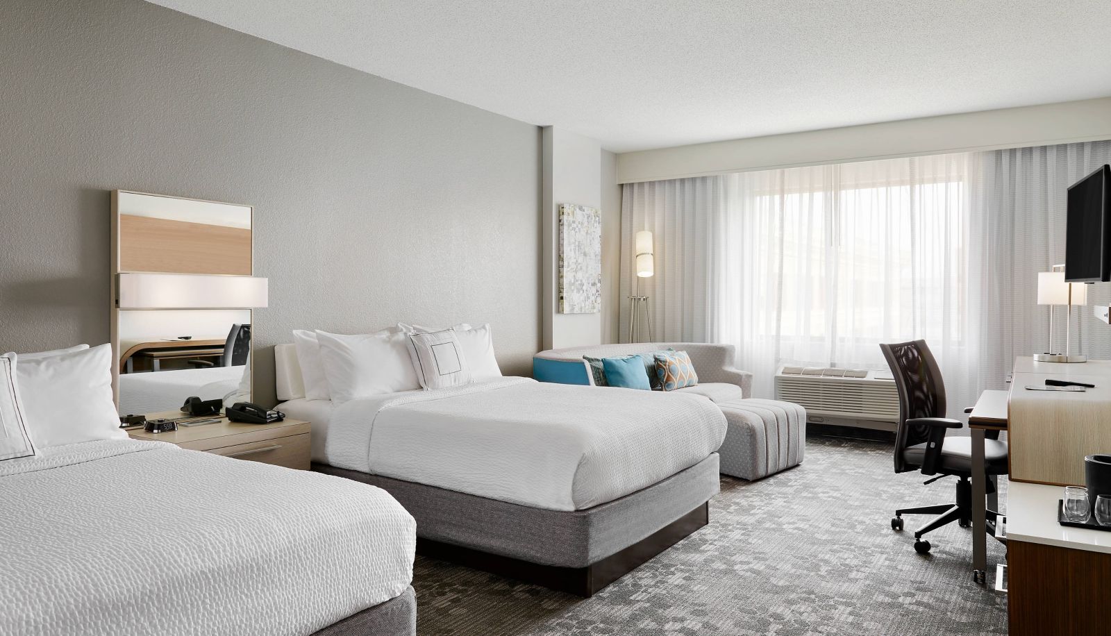 Kamer - Courtyard by Marriott Milwaukee Downtown