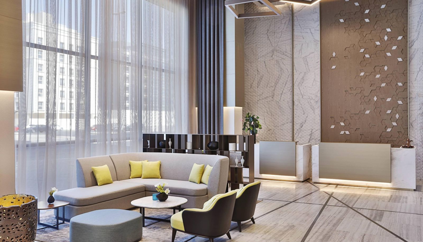 Hall - Courtyard by Marriott Al Barsha Dubai