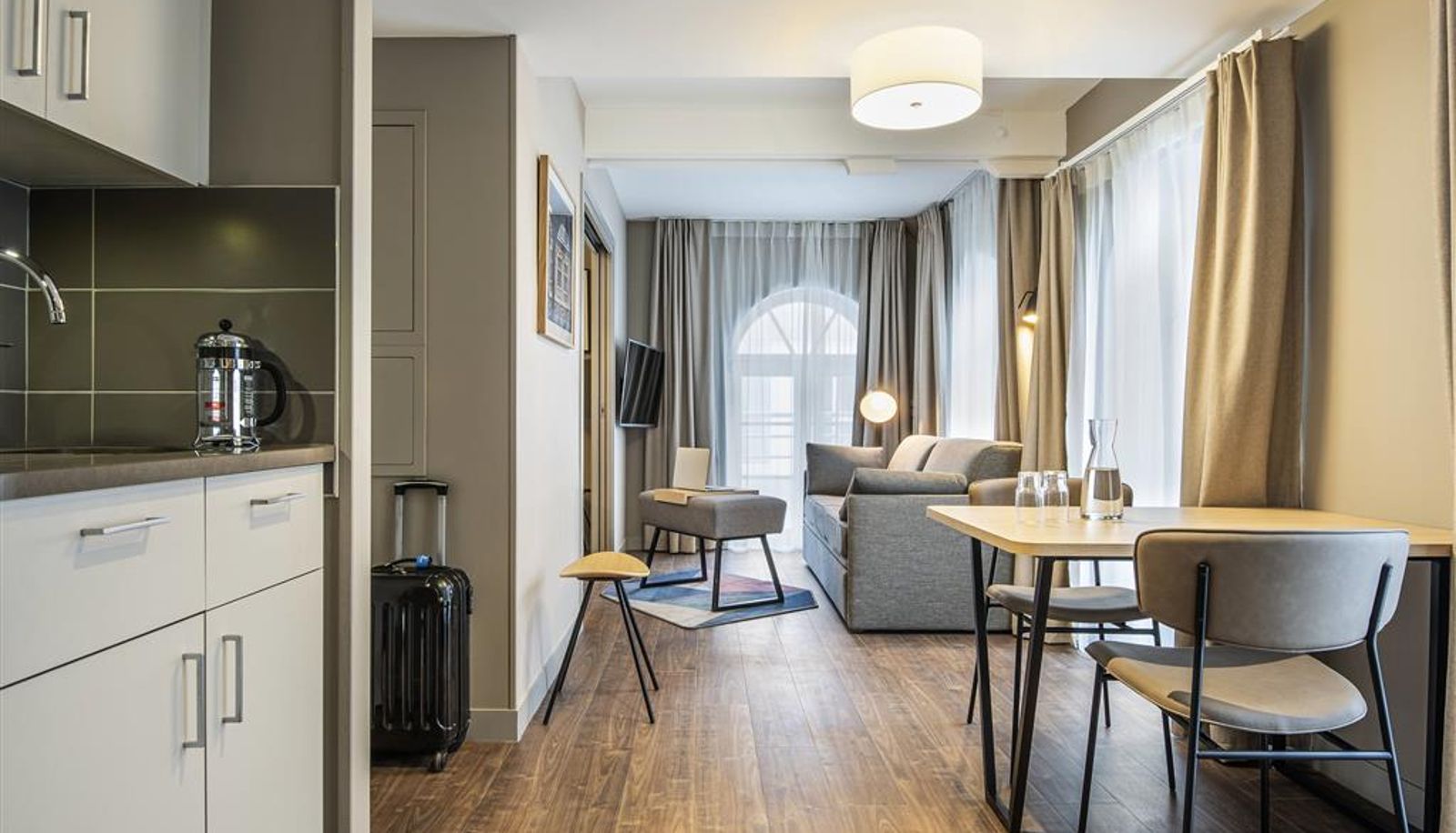 Zimmer - Aparthotel Adagio Lille Centre Grand Place
