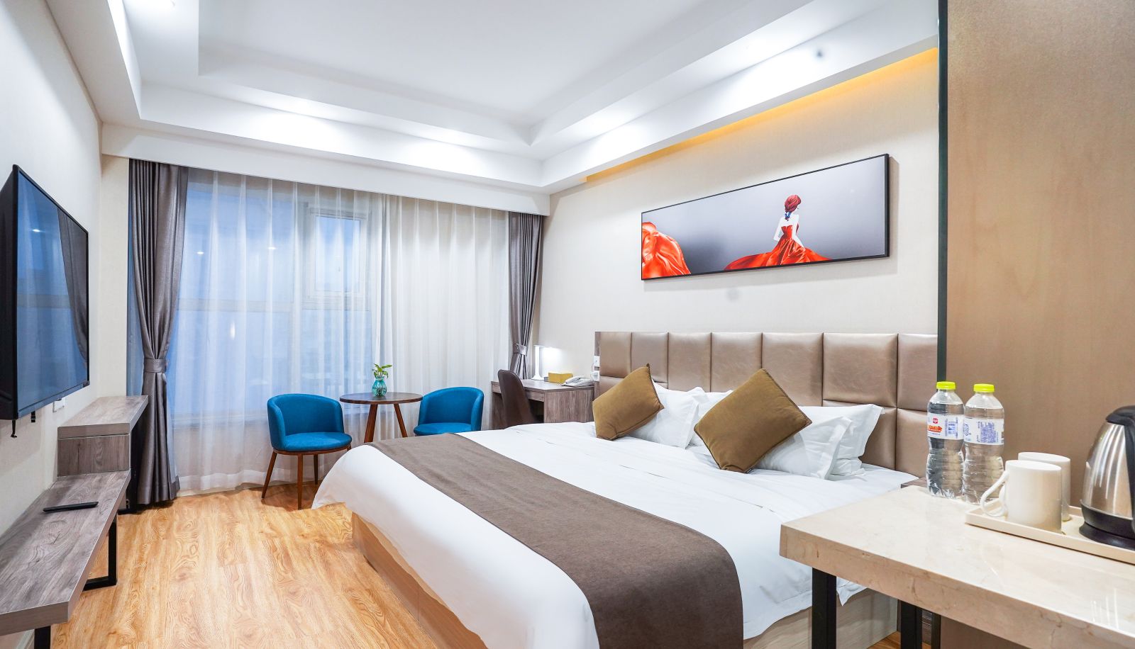 Kamer - Yilai boutique Qingdao Agricultural University Subway Station Hotel