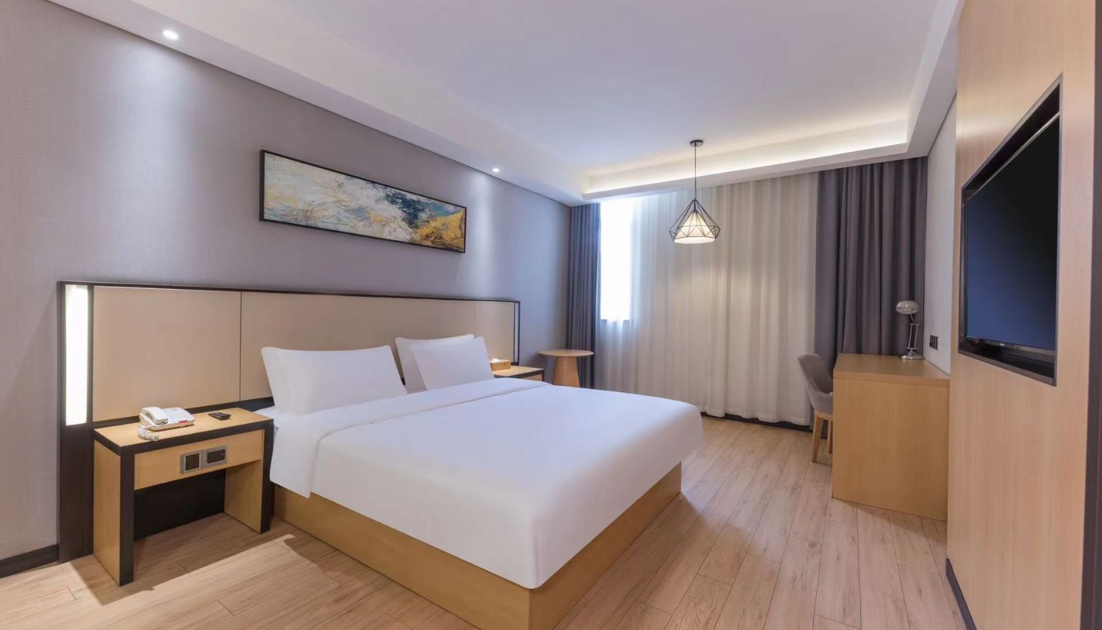 Chambre - Yilai boutique Yangzhou Baoying Station Hotel
