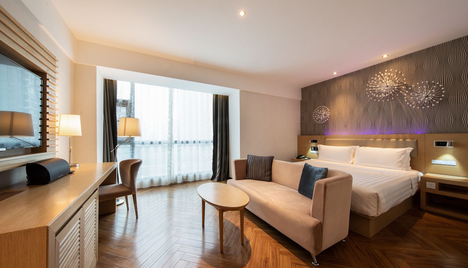 Zimmer - Orange crystal Changzhou Dinosaur Park Hotel