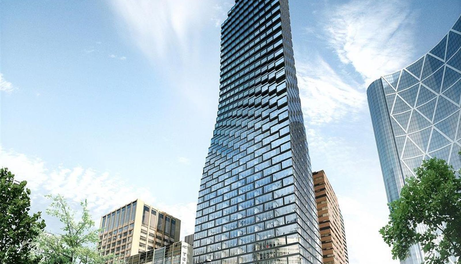 Exterior view - The Residences at TELUS Sky