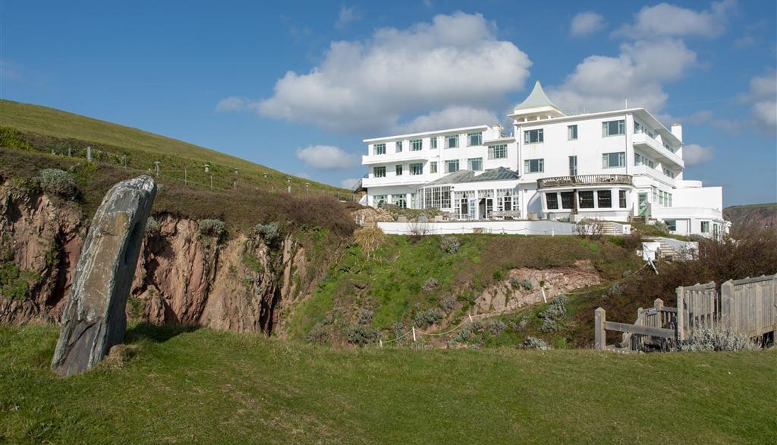 Außenansicht - Burgh Island Hotel