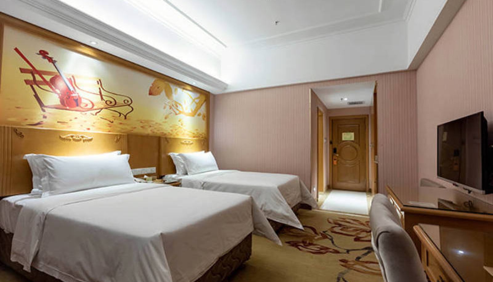 Zimmer - Vienna Hotel Inner Mongolia Hohhot Railway Station Gong Zhu Fu Subway Station Hohhot City Stadium