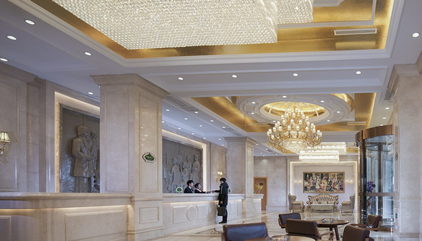 Hall - Vienna Intemational Hotel Hebei Langfang Daxing International Airport Hebei Langfang Daxing International Airport